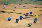  - Photo réf. C157894 - Lorraine Mondial Air Ballons 2015 : Vol du Dimanche 26 Juillet le matin lors du Record Mondial de Dcollage en Ligne. (The Great Line, In-line Mass Ascent)