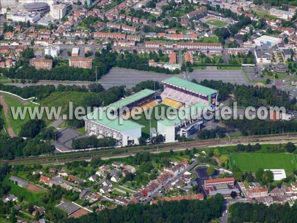 Photos aériennes de Lens (62300) - Le Stade Felix Bollaert  Pas-de-Calais,  Nord-Pas-de-Calais, France - L'Europe vue du ciel