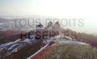 Photos aériennes de "hiver" - Photo réf. 0034 - Le chteau en hiver.