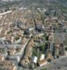 Photos aériennes de "Place" - Photo réf. 051376 - Vue du centre de la ville avec sa place ronde et sa cathdrale.
