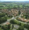 Photos aériennes de Fénétrange (57930) | Moselle, Lorraine, France - Photo réf. 055025 - Vue du cimetire  l'entre de la commune.