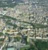 Photos aériennes de "Place" - Photo réf. 055143 - Vue gnrale avec la cathdrale et la place de la Comdie et au premier plan, le lyce Fabert.