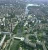 Photos aériennes de "salle" - Photo réf. 055158 - Metz nord, le pont Saint Georges, la salle Fabert, la Prfecture.