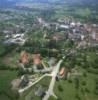 Photos aériennes de Rohrbach-lès-Bitche (57410) - Autre vue | Moselle, Lorraine, France - Photo réf. 055670 - Au centre de la ville : l'glise Saint-Rmi construite en 1772.