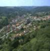 Photos aériennes de Schorbach (57230) | Moselle, Lorraine, France - Photo réf. 056149 - Au centre l'glise Saint-Rmi, construite en 1143, est l'glise-mre du pays de Bitche.
