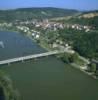 Photos aériennes de Contz-les-Bains (57480) | Moselle, Lorraine, France - Photo réf. 059146 - La Moselle au premier plan.