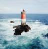 Photos aériennes de "archipel" - Photo réf. 0243 - Situ au sud de l'archipel de Molne (Finistre), le phare des Pierres Noires culmine  28 mtres.