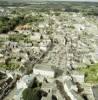 Photos aériennes de "Place" - Photo réf. 042175 - Centre de la ville avec son glise et sa place principale.