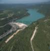 Photos aériennes de "Vouglans" - Photo réf. 14723 - Le barrage de Vouglans est la troisime retenue d'eau de Fance.