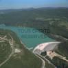 Photos aériennes de "Vouglans" - Photo réf. 14725 - Le barrage de Vouglans est la troisime retenue d'eau de Fance.
