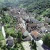 Photos aériennes de "Tour" - Photo réf. 15426 - Site admirable, important pass historique, richesse architecturale, qualit des eaux, Salins-les-Bains fut aussi longtemps la seule ville industrielle de la province.