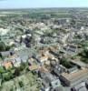 Photos aériennes de "Place" - Photo réf. 17728 - Le nouvel Htel de ville, construit en 1993, l'glise et la place Henri-Doizy.
