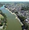 Photos aériennes de Chalonnes-sur-Loire (49290) - Le Quartier Notre-Dame | Maine-et-Loire, Pays de la Loire, France - Photo réf. 17791 - A gauche, l'le de Chalonnes.