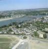 Photos aériennes de Les Ponts-de-Cé (49130) | Maine-et-Loire, Pays de la Loire, France - Photo réf. 17982 - Au premier plan, le quartier Saint-Maurille et la Loire en arrire-plan, avec le pont Dumnacus.