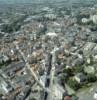 Photos aériennes de "Place" - Photo réf. 18193 - L'avenue Gambetta descend vers la place Travot, et les deux tours de l'glise Notre-Dame.