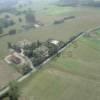 Photos aériennes de "Seille" - Photo réf. 23277 - Le village trs tendu de Frangy-en-Bresse marque la limite entre Bresse et Jura. Parcouru par de nombreux cours d'eau dont la Seille, son habitat typique n'en finit pas de sduire.