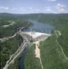 Photos aériennes de "Vouglans" - Photo réf. 9532 - Le barrage hydro-lectrique de Vouglans sur la commune de Cernon (Jura).