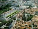 Photos aériennes de "Place" - Photo réf. AER1984_22 - Le coeur ancien de la ville avec l'glise St Epvre et la place Carrire s'ouvrant par la porte Hr sur la place Stanislas.