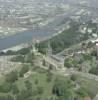 Photos aériennes de "dame" - Photo réf. 33056 - La basilique Notre-Dame et le cimetire long par la Seine.