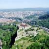 Photos aériennes de Besançon (25000) | Doubs, Franche-Comté, France - Photo réf. 39511 - Dominant la ville, les remparts de la citadelle difie par Vauban au XVII sicle.