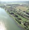 Photos aériennes de Mâcon (71870) - Les Bords de Saône | Saône-et-Loire, Bourgogne, France - Photo réf. 39794 - C'est ici que l'affluent est le moins large, et que le courant se calme.