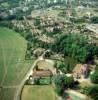 Photos aériennes de "champs" - Photo réf. 53213 - La campagne et ses champs de mas  Toulon-l'Allier avec le chteau de Fromenteau.
