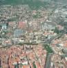Photos aériennes de "Place" - Photo réf. 53701 - Jonction entre le Clermont industriel et historique, la place des Carmes.