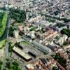 Photos aériennes de Lille (59000) - Le Quartier Vauban Esquermes | Nord, Nord-Pas-de-Calais, France - Photo réf. 58874 - En haut  gauche, le canal de la Haute Dele et le jardin Vauban.