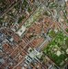 Photos aériennes de "Place" - Photo réf. 60072 - Le coeur de la ville avec en bas de la photo, le quartier de la Ppinire et la Place Thiers et plus haut, la Place Carnot avec la foire attractive de Nancy.