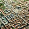 Photos aériennes de "Place" - Photo réf. 60149 - La diagonale de cette image part, en bas  gauche, de l'Htel de Ville situ Place Stanislas (dont on peut apercevoir le dallage) et se prolonge vers la Cathdrale.