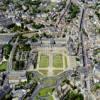 Photos aériennes de "esplanade" - Photo réf. 62885 - L'glise Saint-Etienne de Caen (Calvados) et l'esplanade Louvel devant l'Abbaye-aux-Hommes des 11 et 13 sicles.