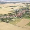 Photos aériennes de "champs" - Photo réf. N000936 - Le village et des champs  perte de vue.