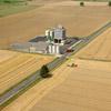 Photos aériennes de "silo" - Photo réf. N001069 - Un silo au milieu des champs  Sennevoy-le-Bas (Yonne).