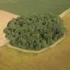 Photos aériennes de "bosquet" - Photo réf. N001812 - Dans les environ de Saint Paul d'Epis, le bosquet au milieu des champs.