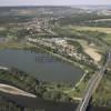 Photos aériennes de "autoroute" - Photo réf. N003921 - Les tangs le long du canal et l'autoroute.