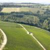 Photos aériennes de "Paysage" - Photo réf. N004082 - Paysage vallonn de campagne dans l'Yonne.