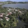 Photos aériennes de La Trinité (97220) - Le Quartier Bac | Martinique, Martinique, France - Photo réf. N005155 - Un lot d'habitations en bordure de l'ocan.