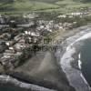 Photos aériennes de "plage" - Photo réf. N005440 - Sur la plage, des embarcations.