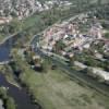 Photos aériennes de "rhin" - Photo réf. N017912 - Le canal du Rhne au Rhin longe ici le Doubs