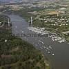 Photos aériennes de La Roche-Bernard (56130) | Morbihan, Bretagne, France - Photo réf. N034414 - Pas moins de quatre ponts diffrents furent construits.