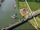 Photos aériennes de Richemont (57270) - Le Chantier du Pont de l'A31 | Moselle, Lorraine, France - Photo réf. T030898