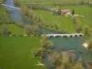 Photos aériennes de "loue" - Photo réf. T037521 - La rivire la Loue avant qu'elle ne se jette dans le Doubs.