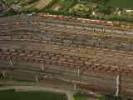 Photos aériennes de "train" - Photo réf. T037708 - Un gare de triage bien remplie  Quincieux (Rhne).