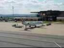 Photos aériennes de Goin (57420) - L'Aéroport Metz-Nancy Lorraine | Moselle, Lorraine, France - Photo réf. T040582 - Un Embraer 145 venant d'arriver au parking.