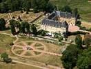 Photos aériennes de "francaise" - Photo réf. T041261 - Le chteau de Dre de style Louis XV et ses jardins  la Franaise