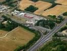 Photos aériennes de Mâcon (71870) - La Zone d'Aménagement Concerté des Platières | Saône-et-Loire, Bourgogne, France - Photo réf. T041909 - Echangeur entre A40 et N6