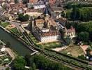 Photos aériennes de "dame" - Photo réf. T042196 - La basilique Notre-Dame de Paray-le-Monial (Sane-et-Loire) est un difice roman majeur.