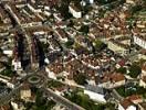 Photos aériennes de "Place" - Photo réf. T049410 - A gauche, la place Joffre et au centre l'glise Saint-Nicolas datant du 12 sicle.