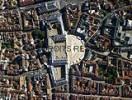 Photos aériennes de "Place" - Photo réf. T049772 - La place de la Libration et la mairie installe dans le Palais des Ducs de Bourgogne