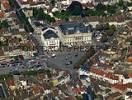 Photos aériennes de "Place" - Photo réf. T052875 - La place de la mairie d'Autun (Sane-et-Loire).